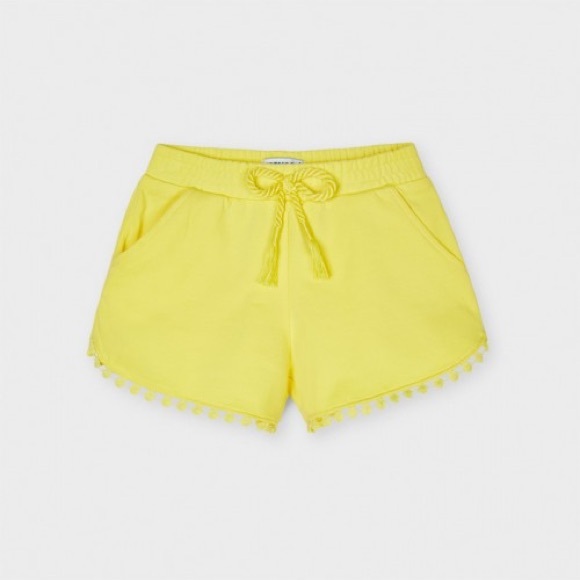 Mayoral Other - Mayoral Bright Yellow Kids' Pom-Pom Shorts